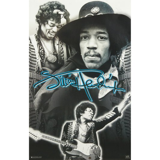 Jimi Hendrix Montage Domestic Poster