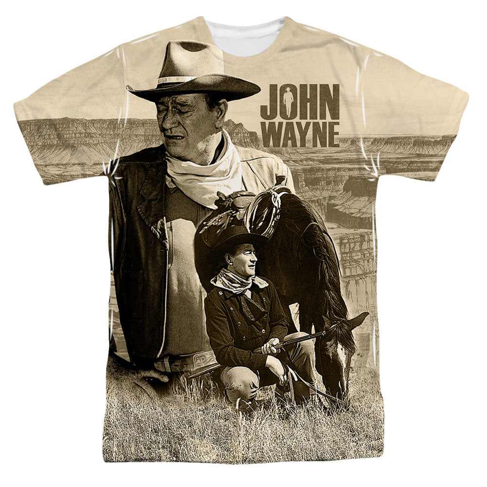 John Wayne Stoic Cowboy Sublimation T-shirt