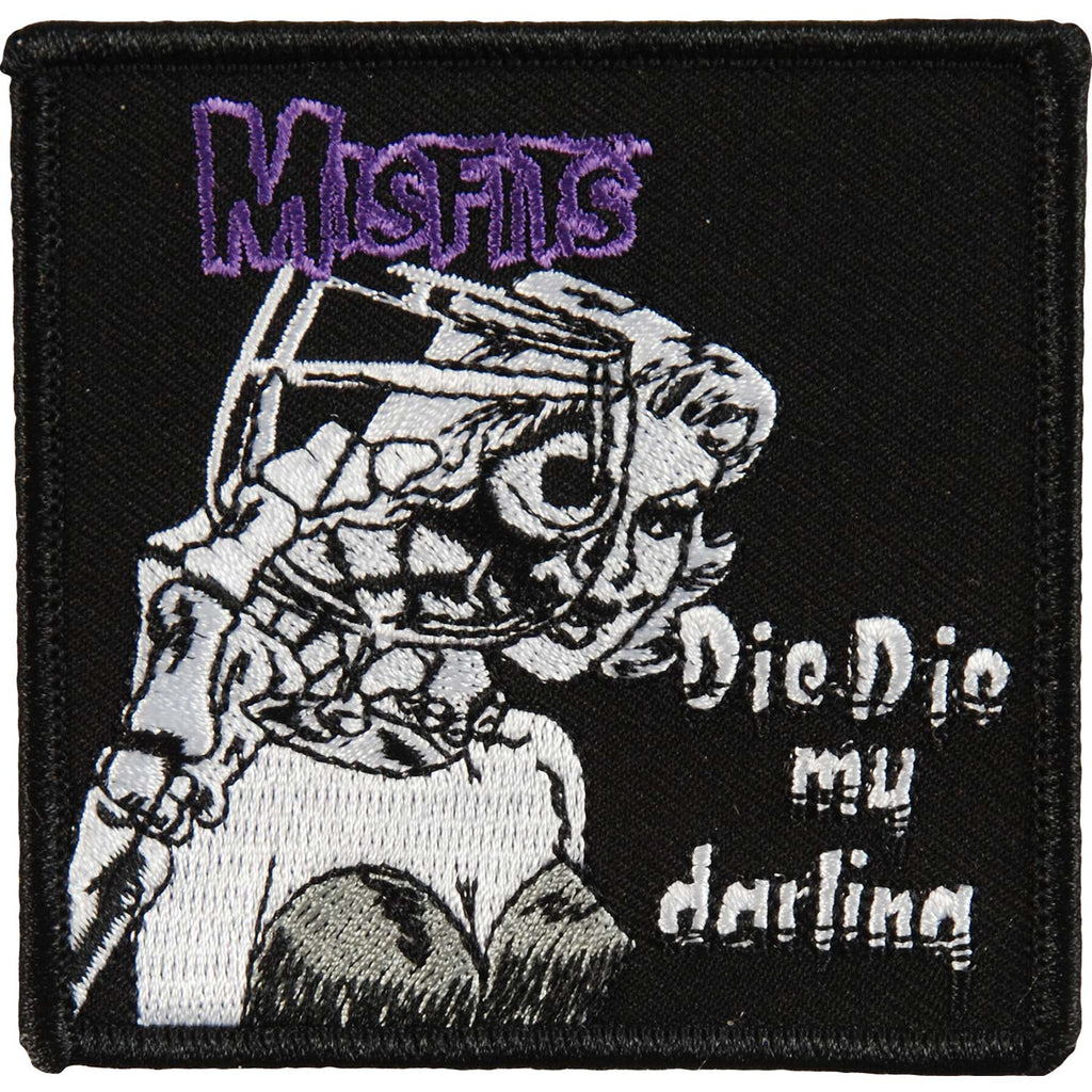 Misfits Die My Darling Embroidered Patch