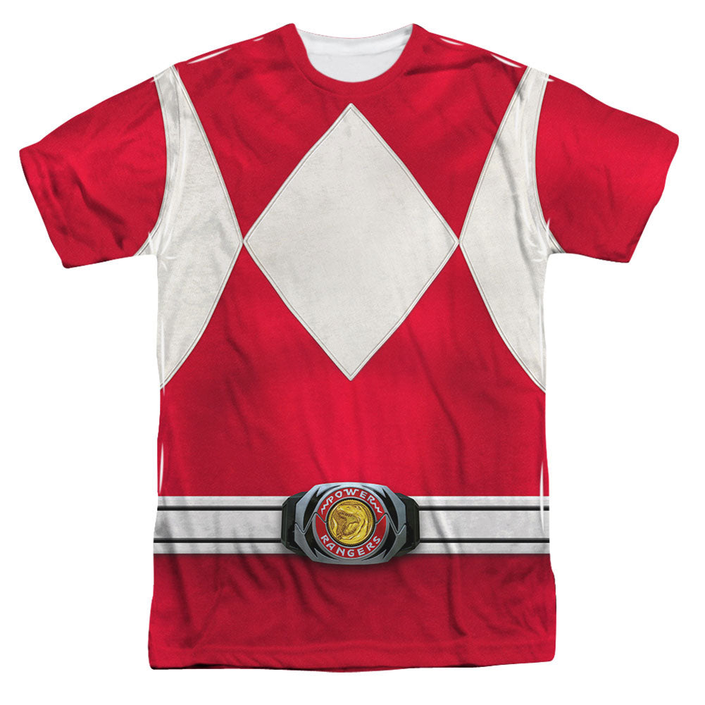 Power Rangers Red Ranger Sublimation T-shirt