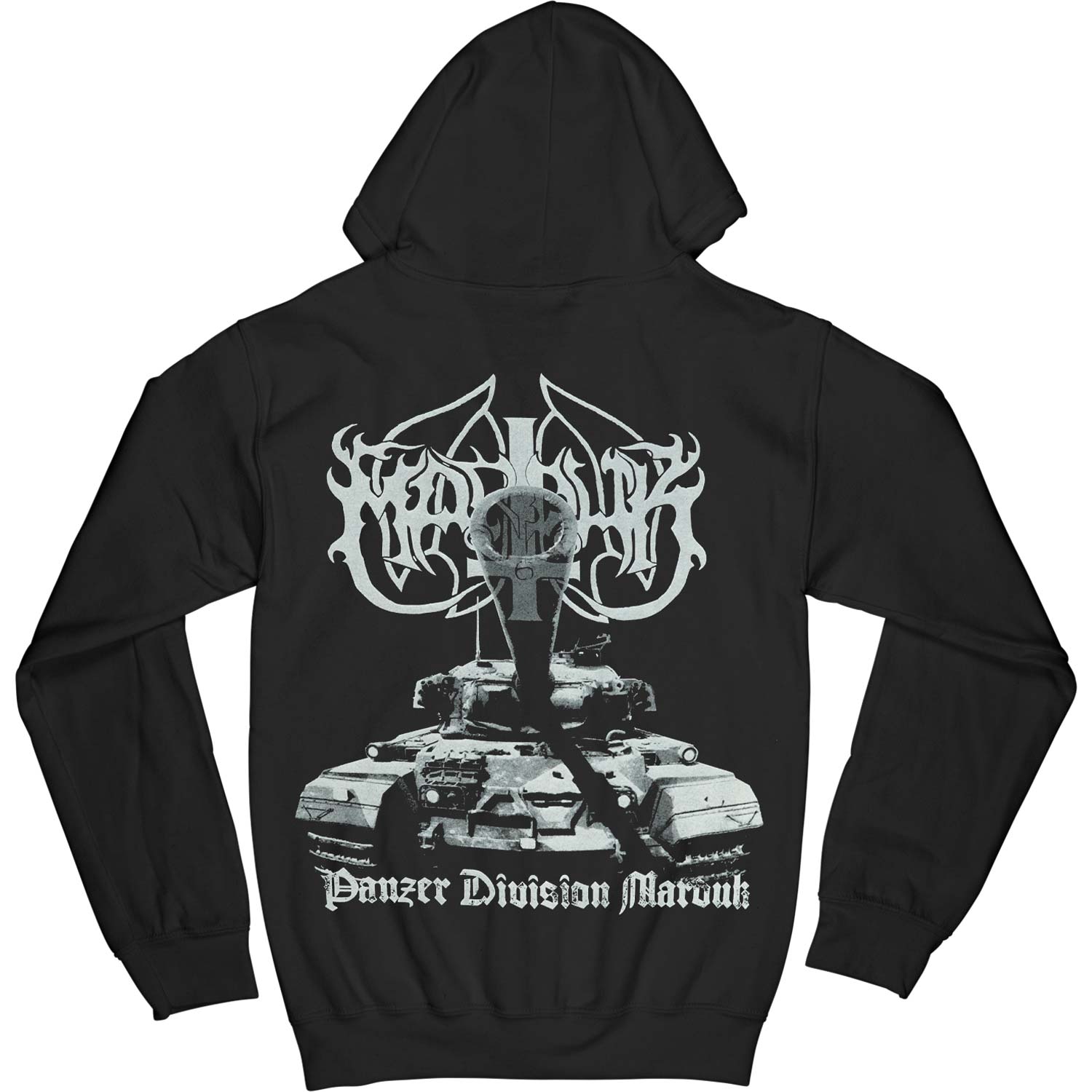 Marduk Panzer Division Marduk Zippered Hooded Sweatshirt
