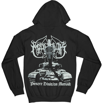 Marduk Panzer Division Marduk Zippered Hooded Sweatshirt