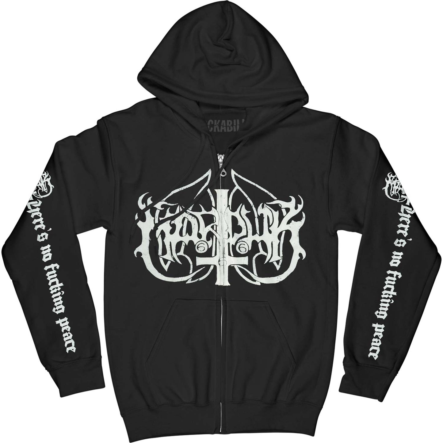Marduk Panzer Division Marduk Zippered Hooded Sweatshirt