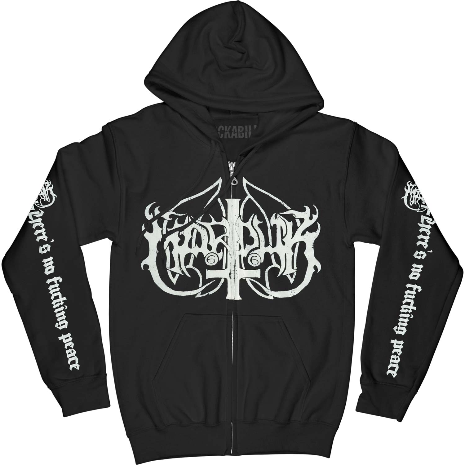 Marduk Panzer Division Marduk Zippered Hooded Sweatshirt