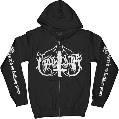 Marduk Panzer Division Marduk Zippered Hooded Sweatshirt