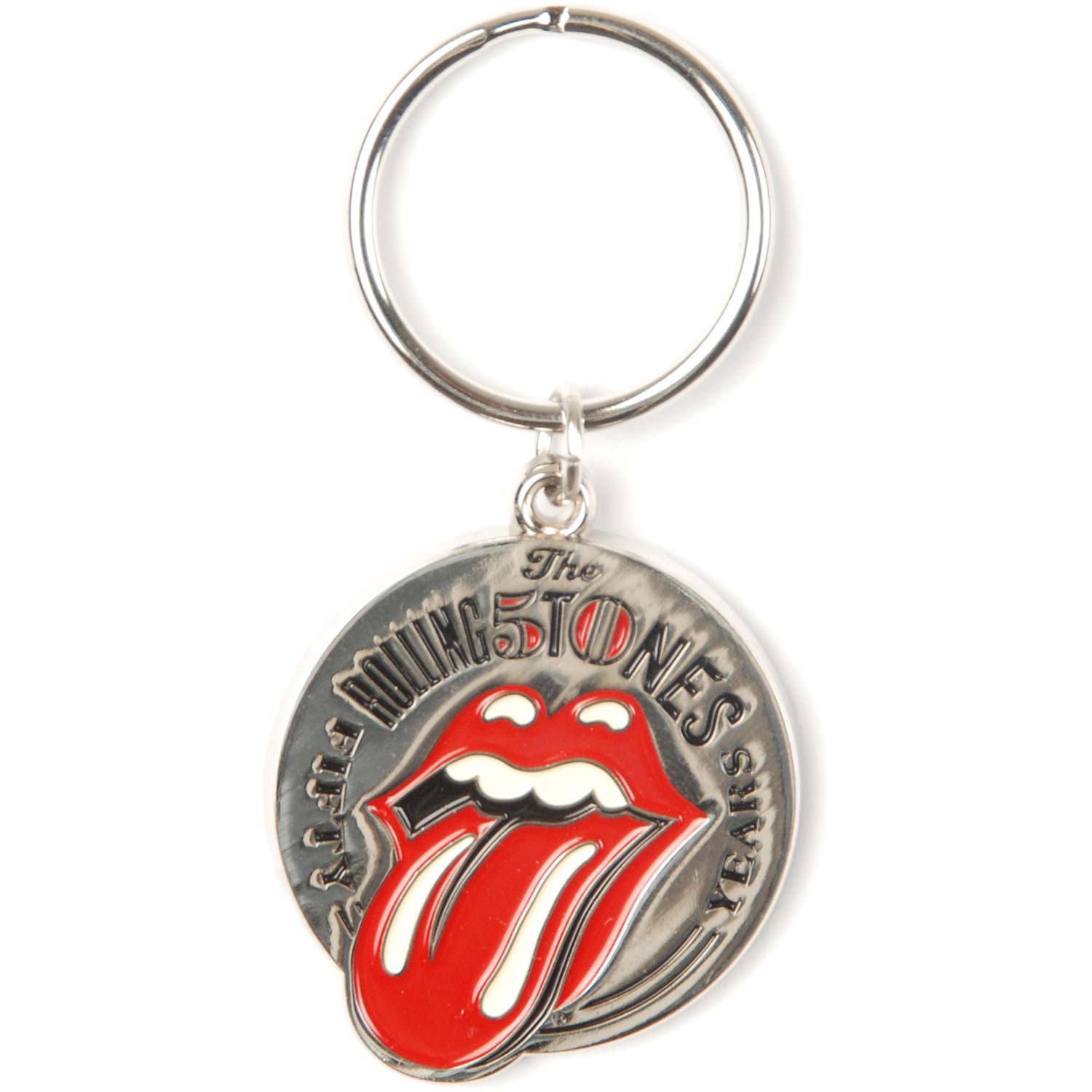 Rolling Stones 50th Anniversary Metal Key Chain