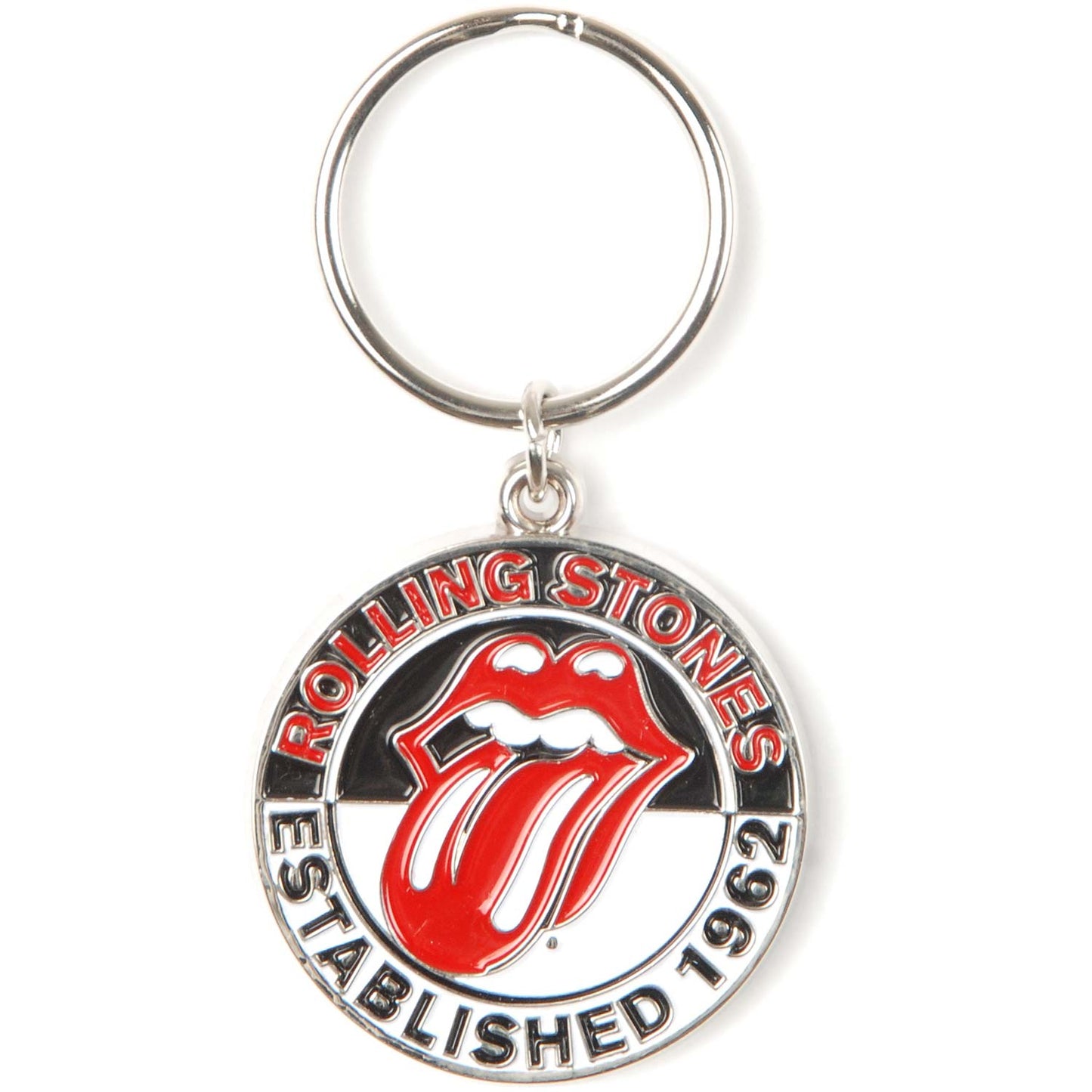 Rolling Stones Est. 1962 (Enamel In-Fill) Metal Key Chain