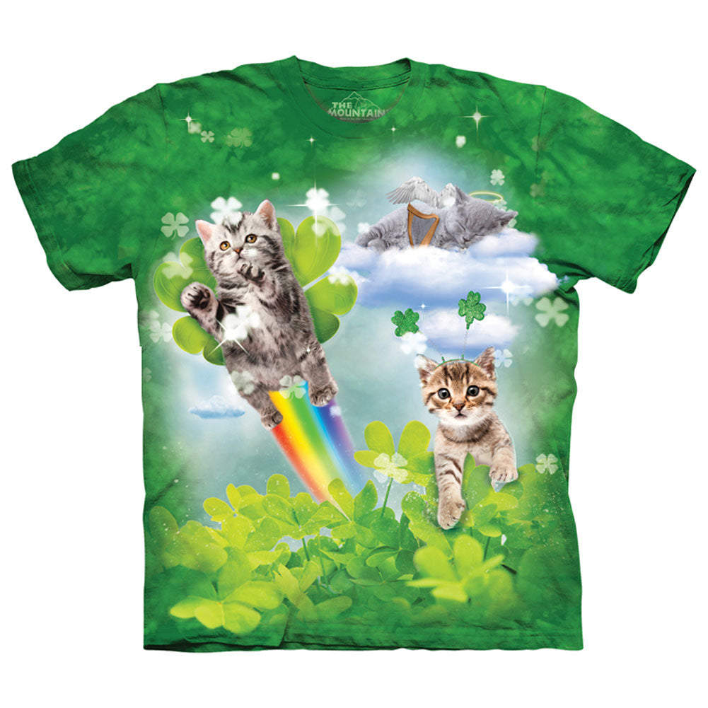 The Mountain Green Irish Fairy Kittens T-shirt