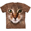 Striped Cat Face S T-shirt