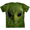 Green Alien Face T-shirt