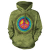 Peace Tie Dye Hooded Sweatshirt