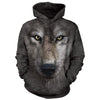 Wolf Face Hooded Sweatshirt