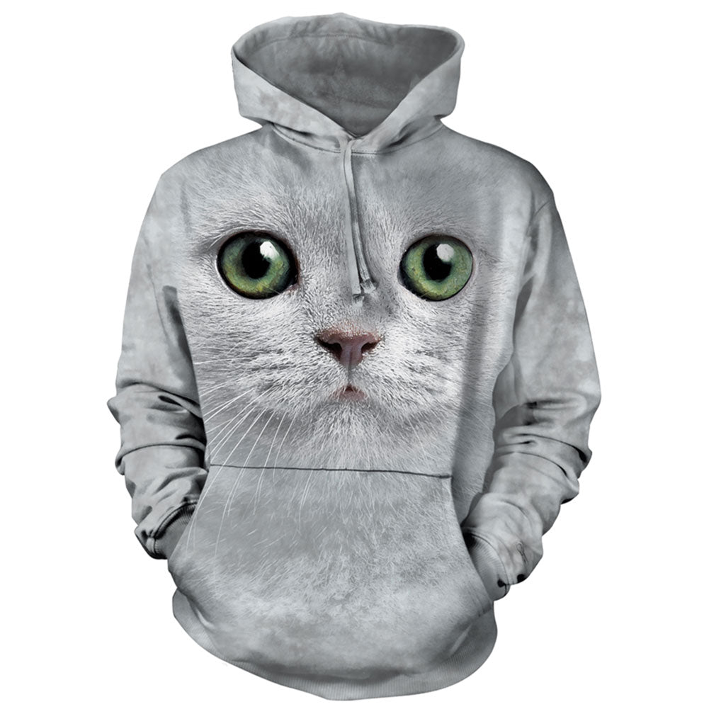 The Mountain Green Eyes Face Hd Hooded Sweatshirt