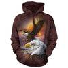 Eagle & Clouds Hooded Sweatshirt