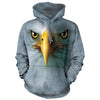 Eagle Face Hooded Sweatshirt