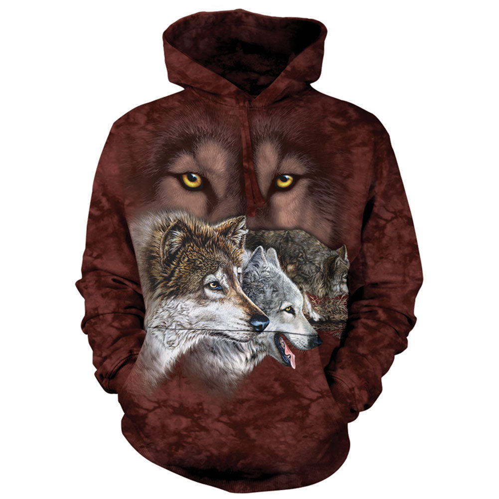 The Mountain Find 9 Wolves Hooded Sweatshirt