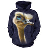 Ostrich Totem Hooded Sweatshirt