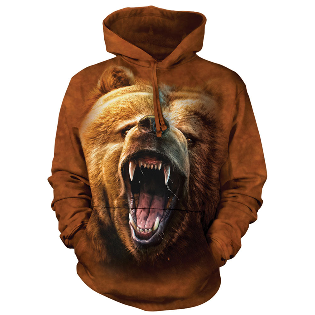 The Mountain Grizzly Growl Hooded Sweatshirt