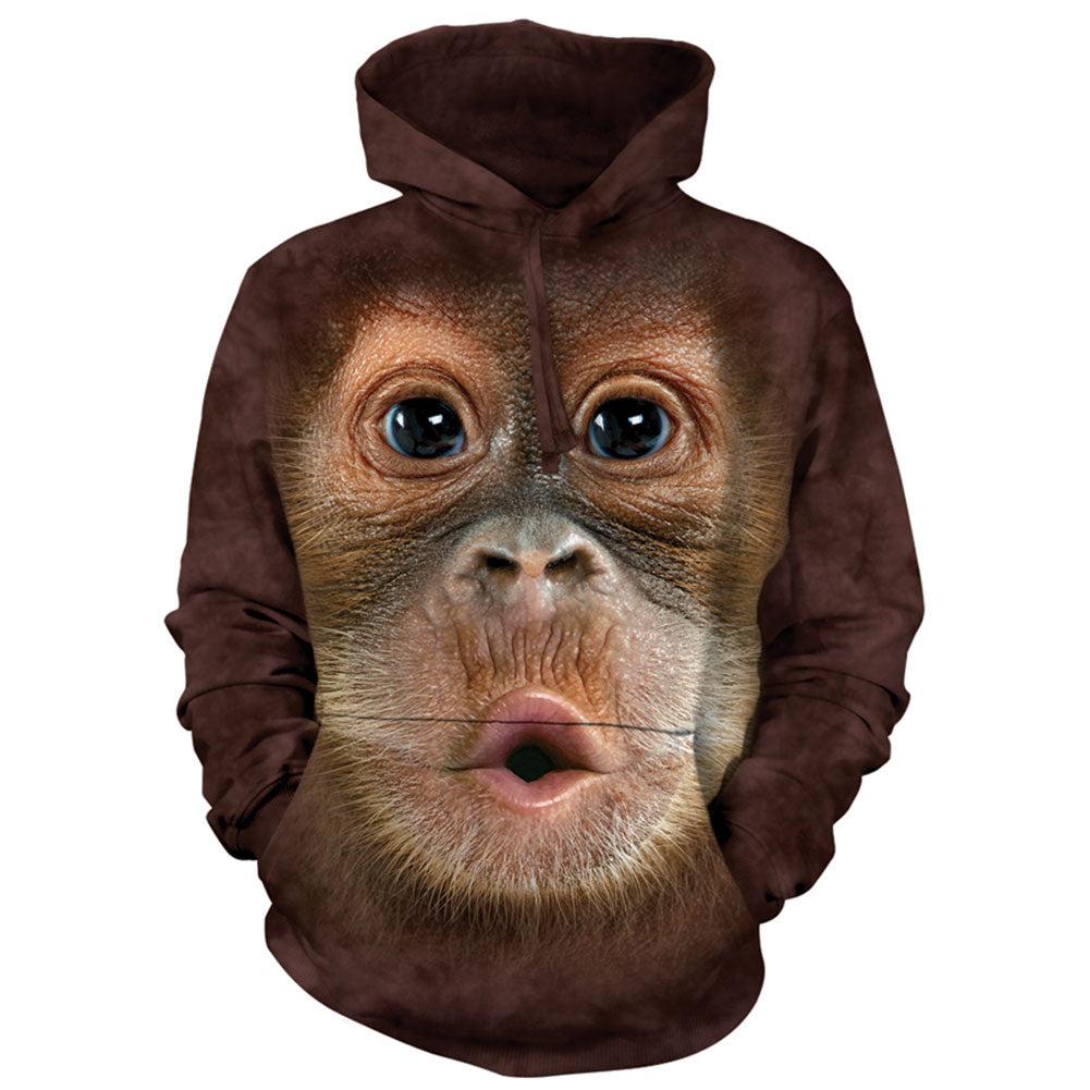 The Mountain Baby Orangutan Hooded Sweatshirt