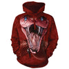 Red Mamba Hooded Sweatshirt