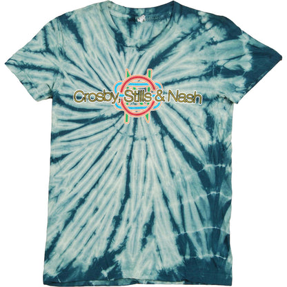 Crosby Stills Nash Young 2012 Tour Tie Dye Junior Top