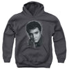 Grey Portrait Hooded Sweatshirt