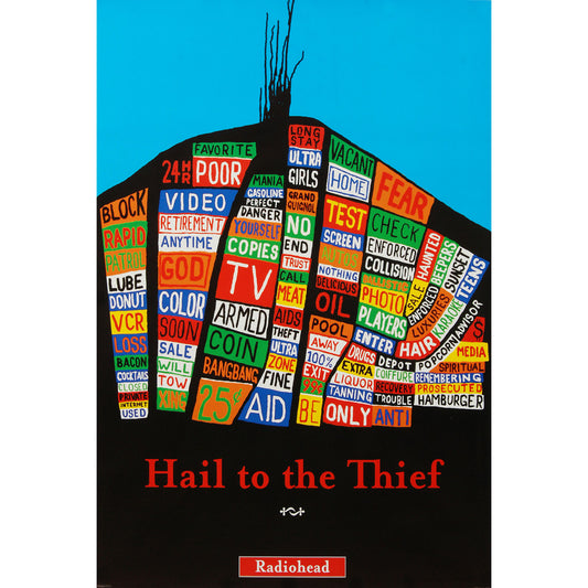 Radiohead Hail To The Thief Domestic Poster