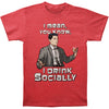 I Drink Socially Slim Fit T-shirt