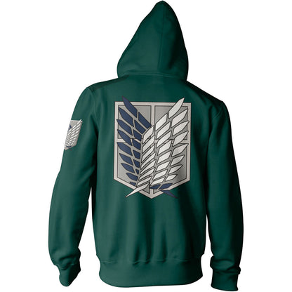 Attack On Titan Chest Pocket Hooded Sweatshirt