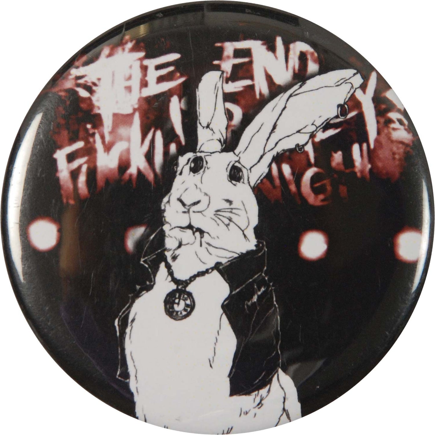 Queens Of The Stone Age Rabbit Pewter Pin Badge