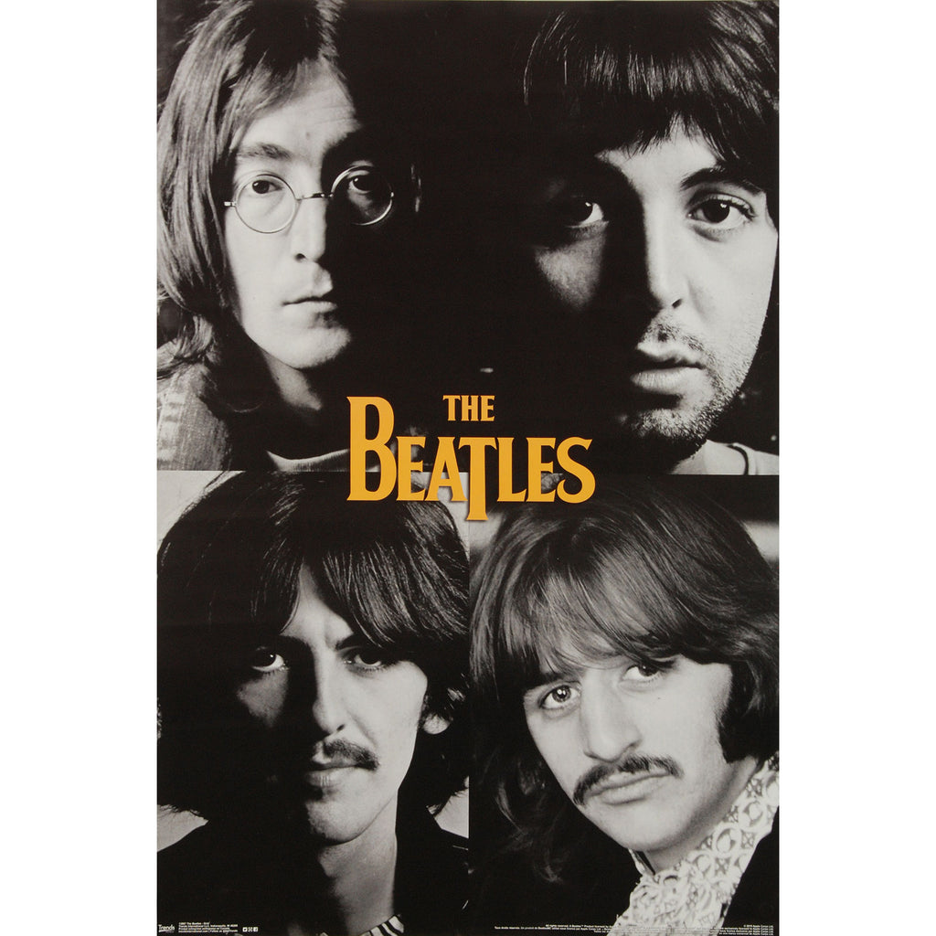 Beatles Grid Domestic Poster