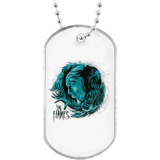 In Flames Siren Charms Dog Tag Necklace