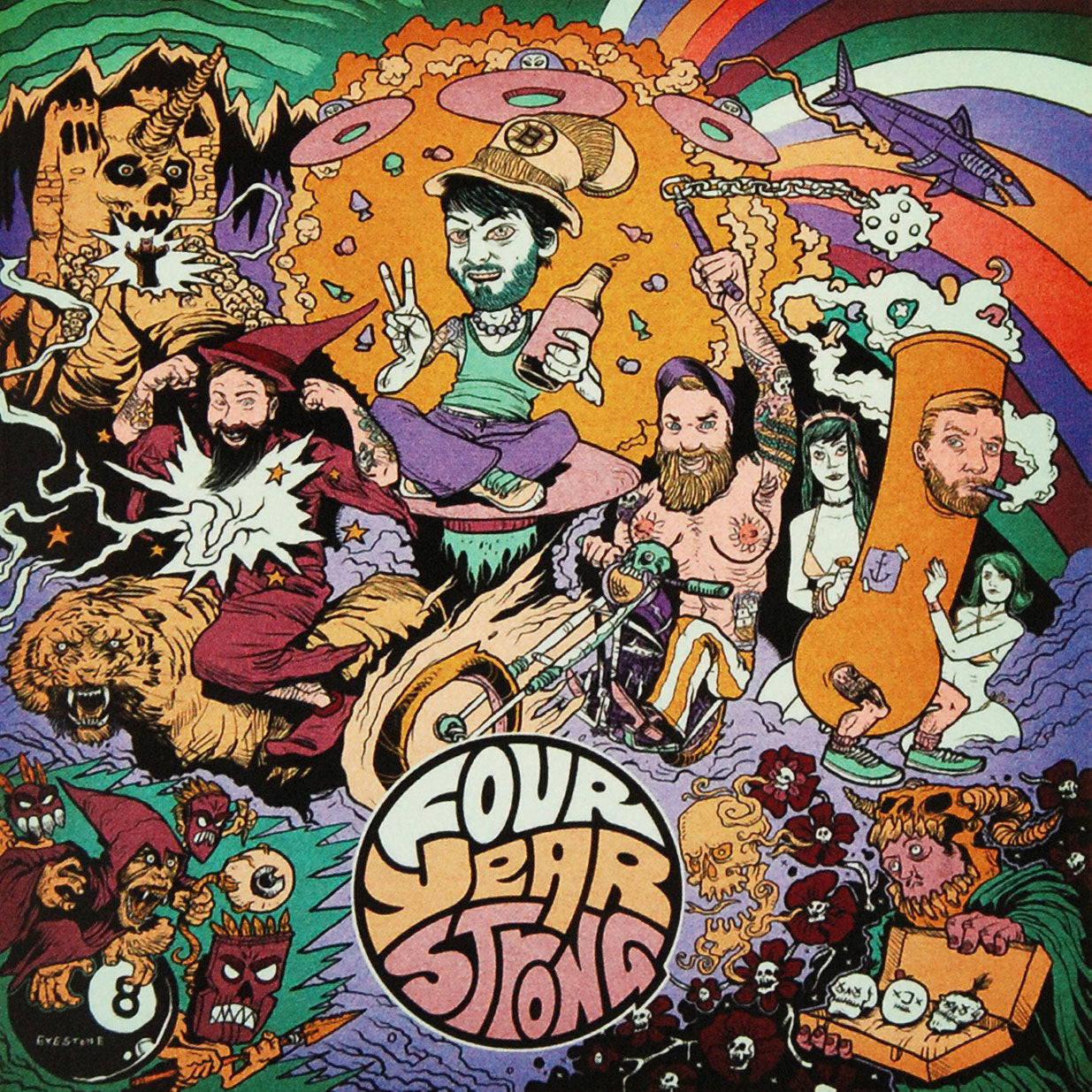 Four Year Strong Self Titled Sticker