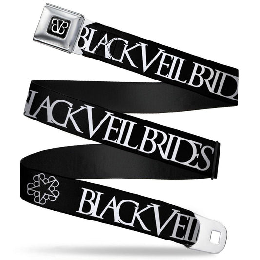 Black Veil Brides Star Logo Seatbelt Buckle Belt