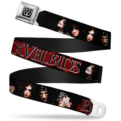 Black Veil Brides Faces Seatbelt Buckle Belt