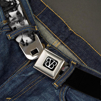 Black Veil Brides Faces Close-Up Seatbelt Buckle Belt