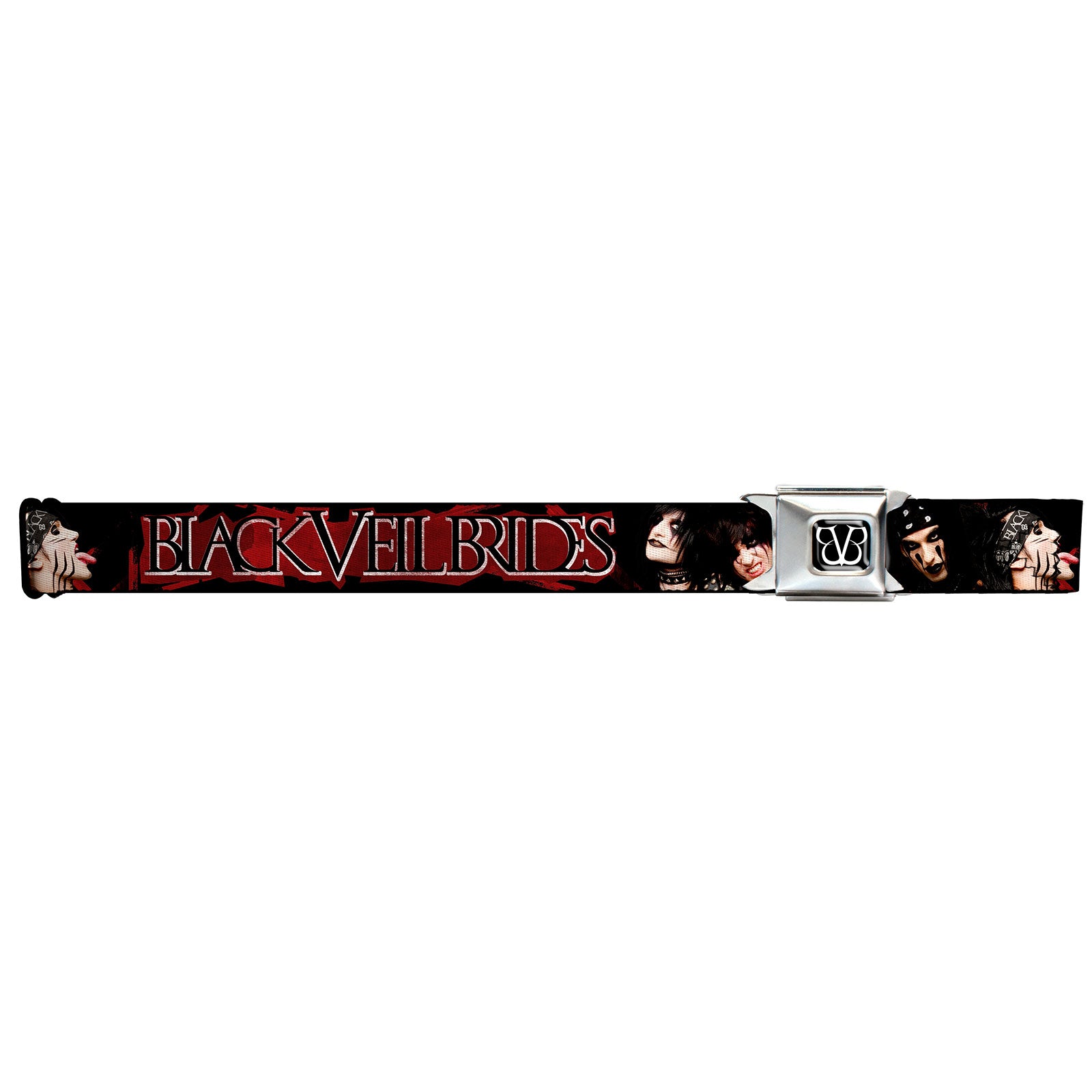 Black Veil Brides Tiger Blood Faces Seatbelt Buckle Belt