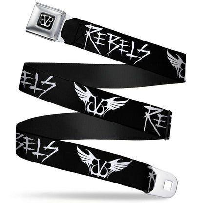 Black Veil Brides Logo Rebels Seatbelt Buckle Belt