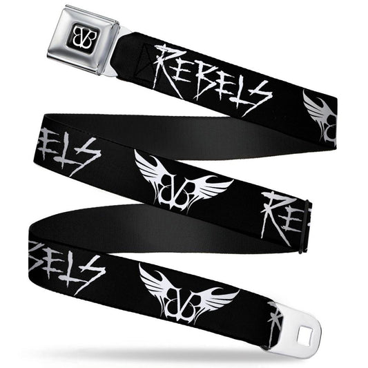 Black Veil Brides Logo Rebels Seatbelt Buckle Belt