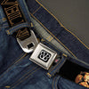 Morning Star Skulls Seatbelt Buckle Belt