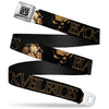 Morning Star Skulls Seatbelt Buckle Belt