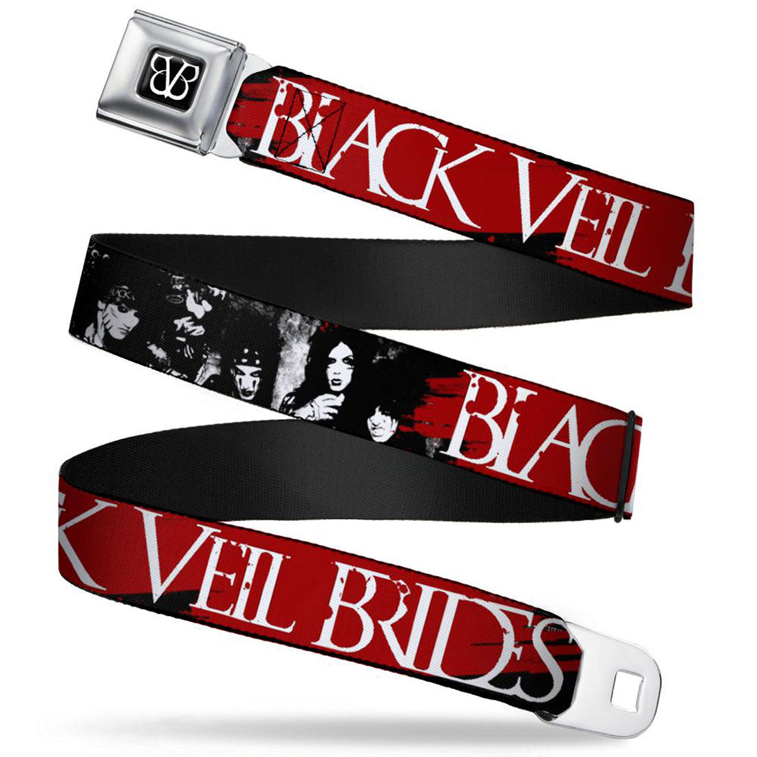 Black Veil Brides Group Seatbelt Buckle Belt