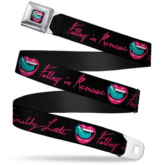 Falling In Reverse Fashionably Late Seatbelt Buckle Belt