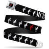 Black Parade Logo Seatbelt Buckle Belt