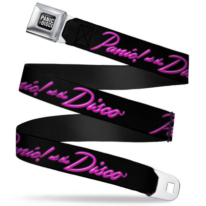 Panic! At The Disco Script Seatbelt Buckle Belt