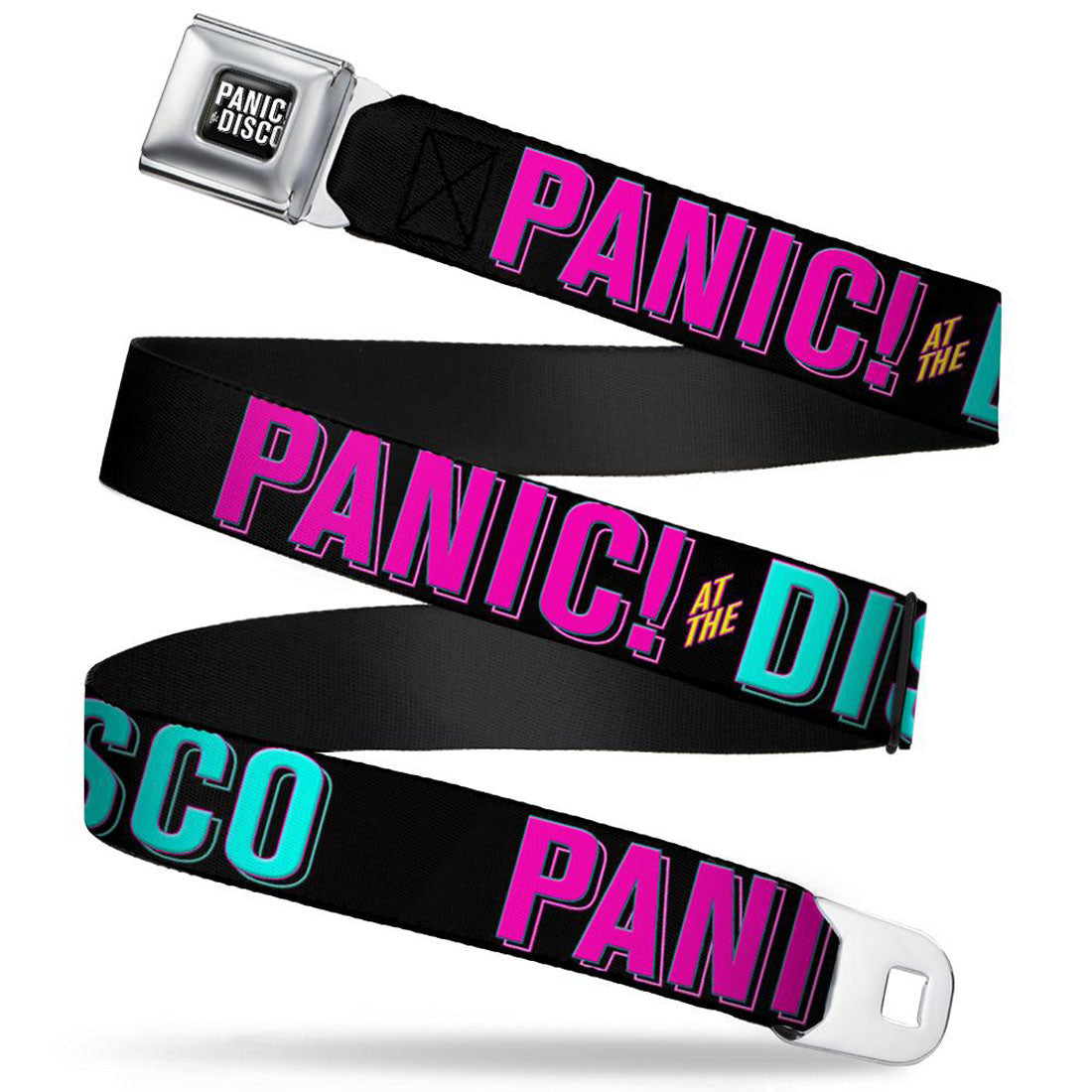 Panic! At The Disco Block Seatbelt Buckle Belt