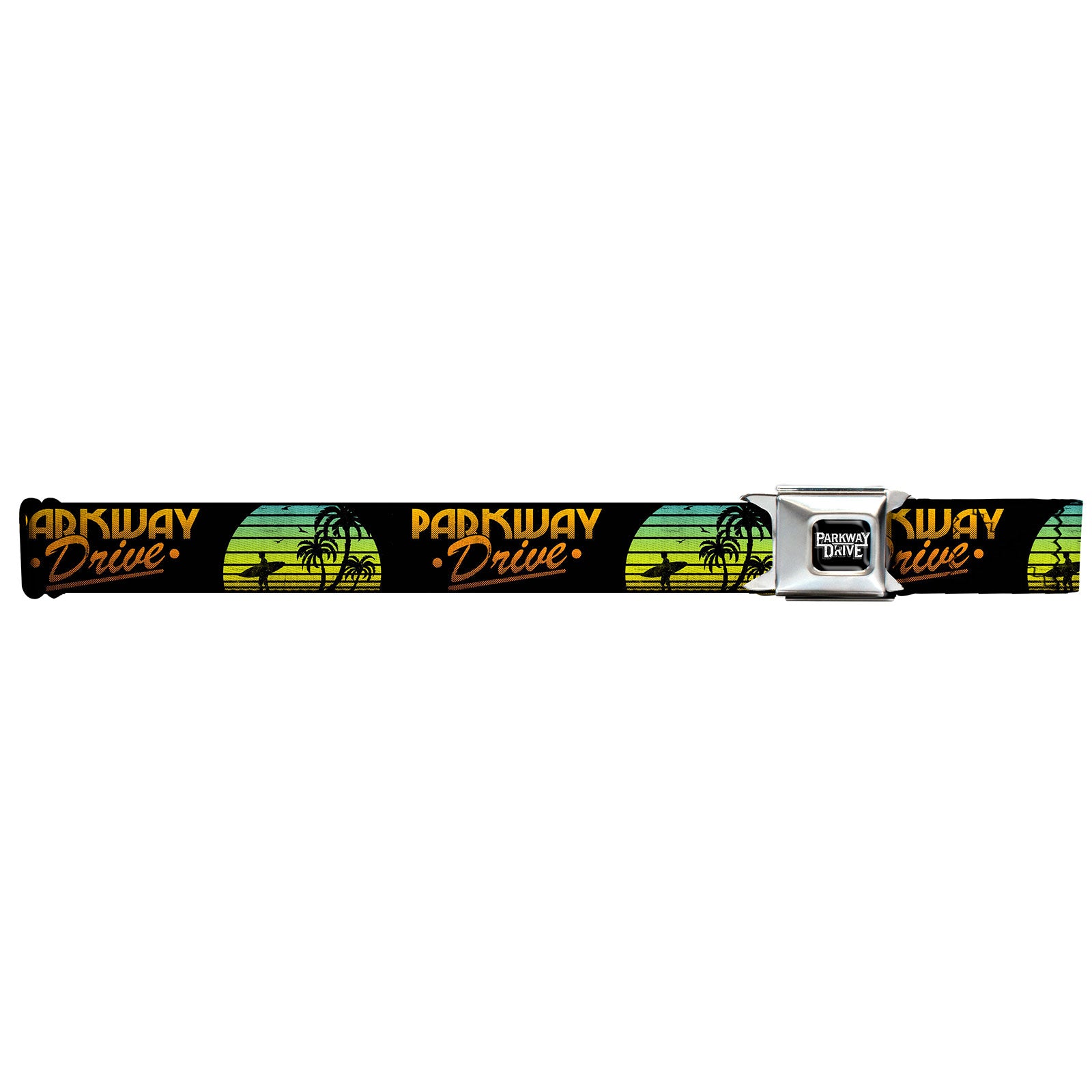 Parkway Drive Sunset Seatbelt Buckle Belt