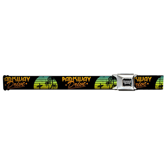 Parkway Drive Sunset Seatbelt Buckle Belt
