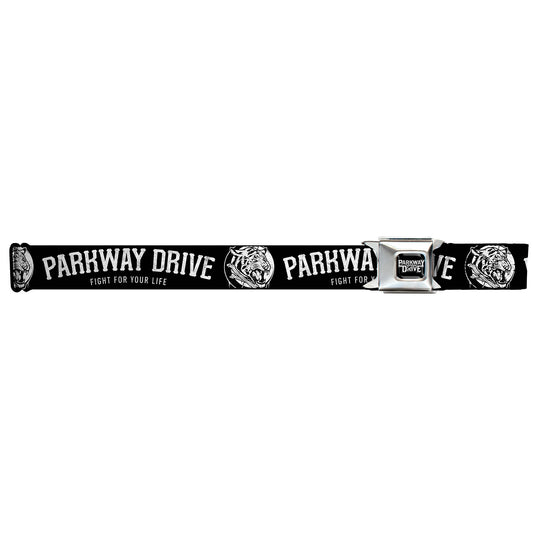 Parkway Drive Fight For Your Life Tiger Seatbelt Buckle Belt