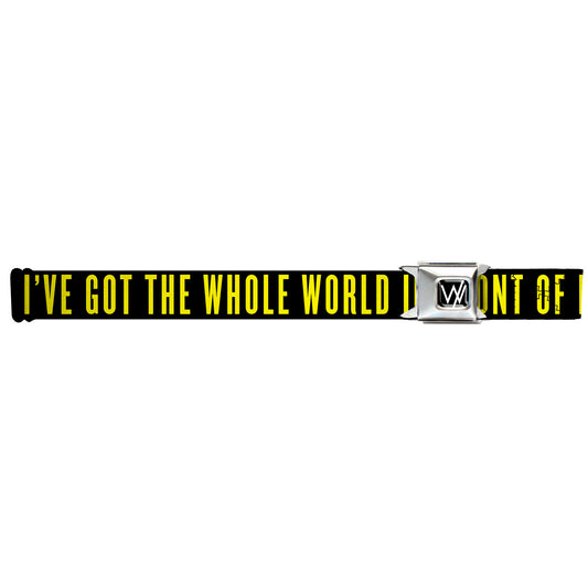 Sleeping With Sirens I've Got The Whole World In Front Of Me Seatbelt Buckle Belt